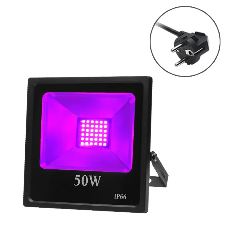 [Seven Neon] Профессиональный ультрафиолетовый IP66 395NM 50 Вт УФ-вечерние светильник для отверждения клеем бактерицидный светильник стерилизатор для рептилий светодиодная УФ-лампа