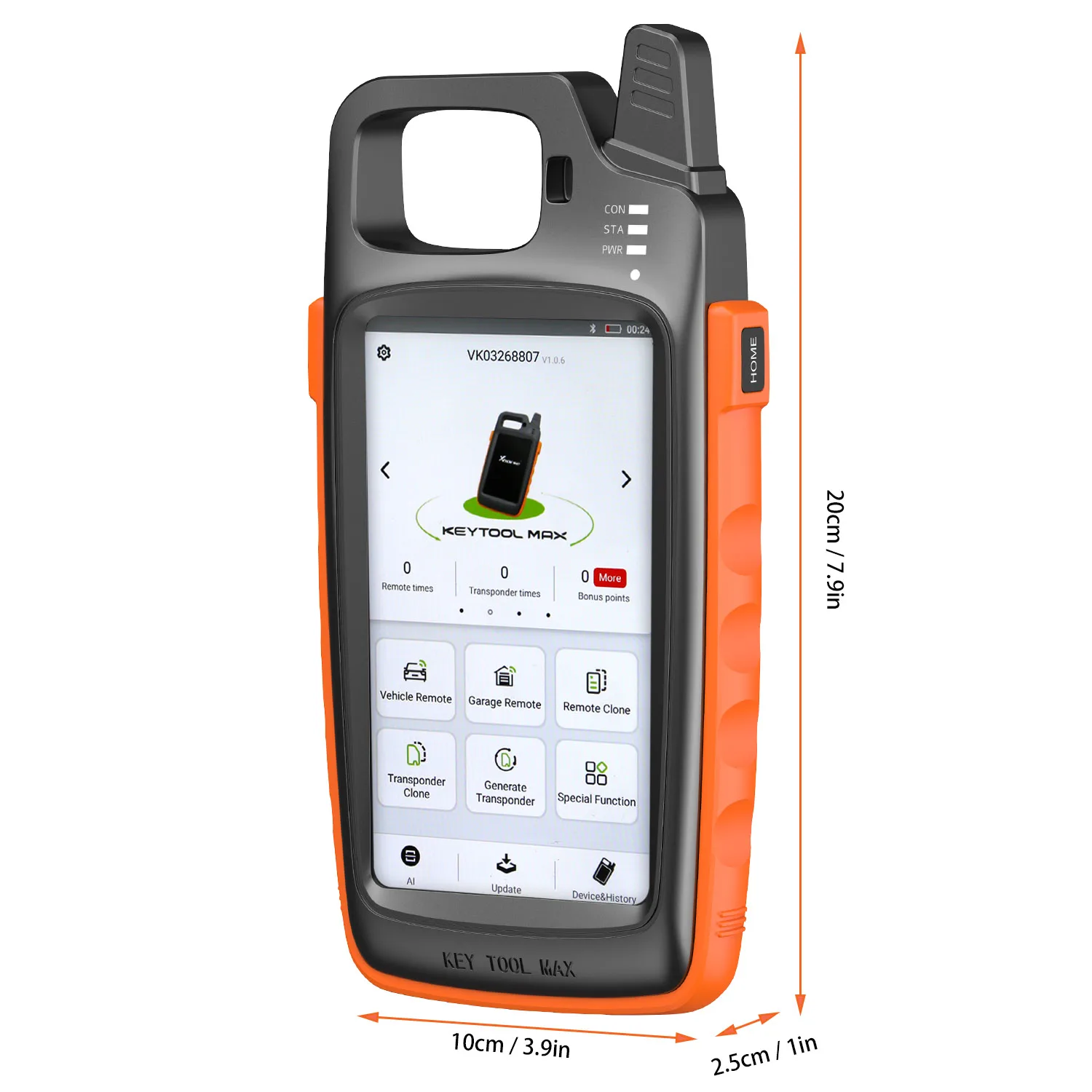 US $299.00 Xhorse VVDI KEY TOOL MAX Remote and Chip Generator Support Bluetooth and WIFI adopts HD LCD Screen with Clear Interface
