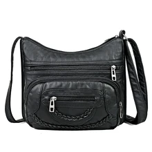 Новые женские сумки-мессенджеры из овечьей кожи, роскошные сумки, черные/коричневые сумки через плечо для женщин, сумки через плечо, маленькие сумки