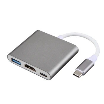 

Adaptador USB-C HDMI USB Tipo C A HDMI Cable USB C HDMI 4K USB-C 3 Hub Para for Apple Aire