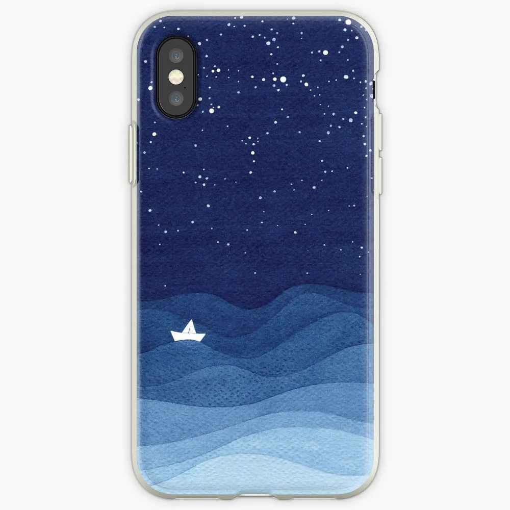 Голубой морской волны для iphone 11 X XS Max XR милый кот Том чехол 8 7 6 6S Plus Мягкий
