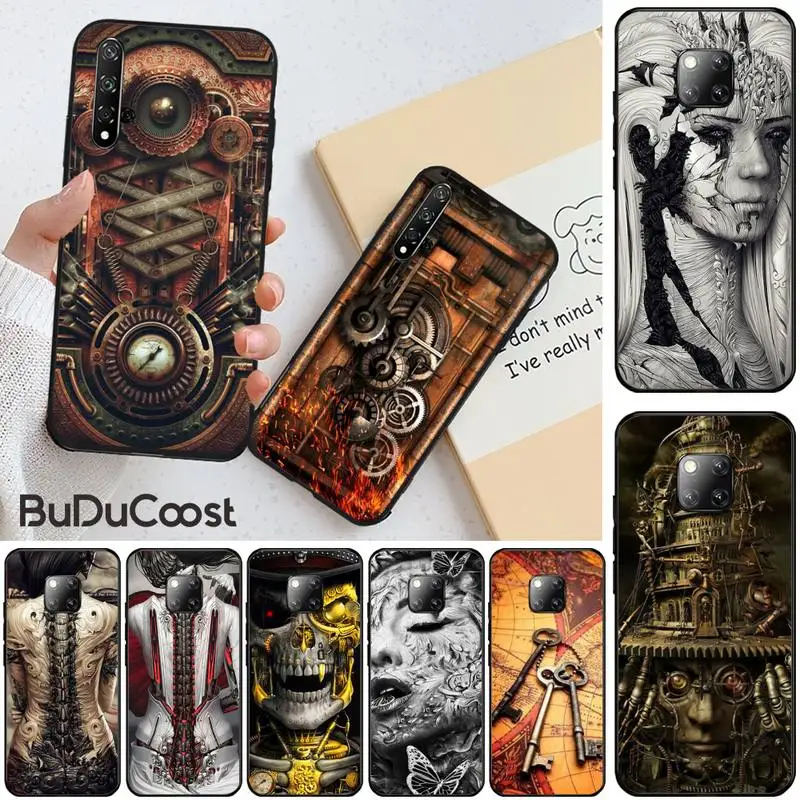 Dobby панк мягкий чехол для телефона Capa Huawei Honor 8X 9 10 20 Lite 7A 8A 5A 7C 10i 20i 9X play 8C | Мобильные
