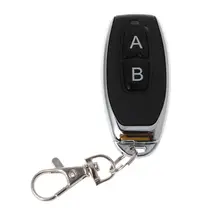 315 MHz/433 MHz 2 Canais Copiar Clonagem de Controle Remoto Duplicador Chave Transmissor Sem Fio RF Garagem Controlador de Porta Elétrico AXYB