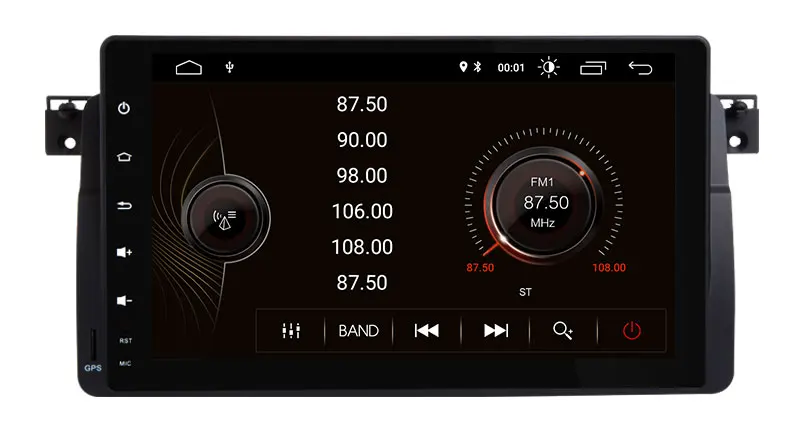 Excellent 9 Inch Android 9.0 Car Radio GPS Player For BMW Old 3 Series E46 M3 316i 318i 320i 323i 325i 330i Navigation CarPlay  WIFI DAB 1