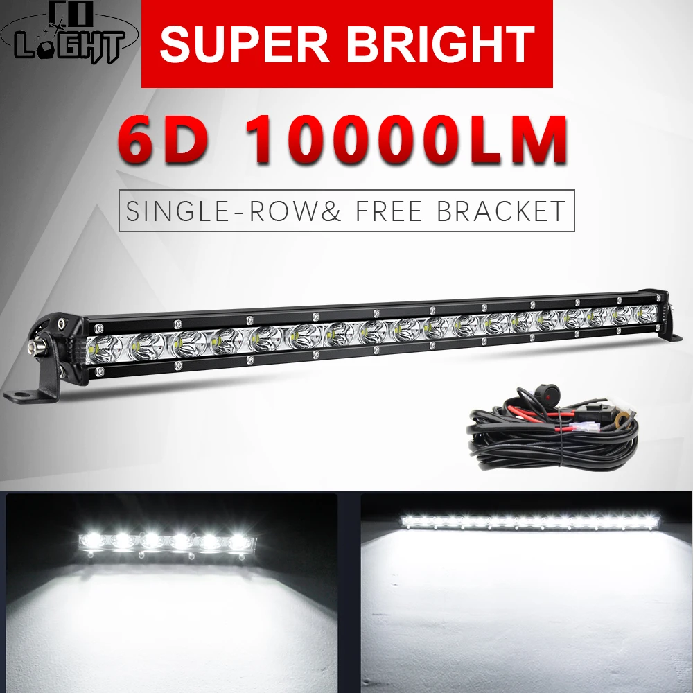 Willpower 19 Inch 90W Single Row Led Light Bar Spot