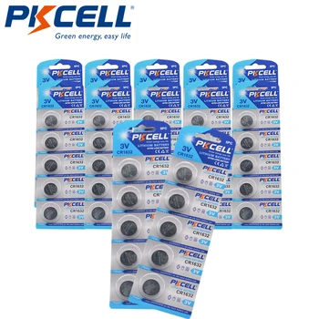 

60 x 12PACK PKCELL CR1632 1632 DL1632 3V Lithium Batteries Button Coin Battery