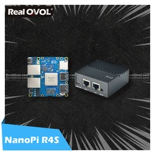 FriendlyELEC NanoPi R4S 1 ГБ/4 ГБ два Гбит/с Ethernet шлюза поддержка OpenWrt LEDE System Linux Rockchip RK3399 Распознавание лиц
