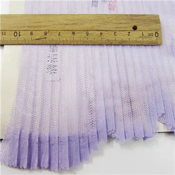 Тюль плиссе в гармошку ткань для плиссированного платья сетка гармошка гофрированная плиссированная мнущаяся ткань