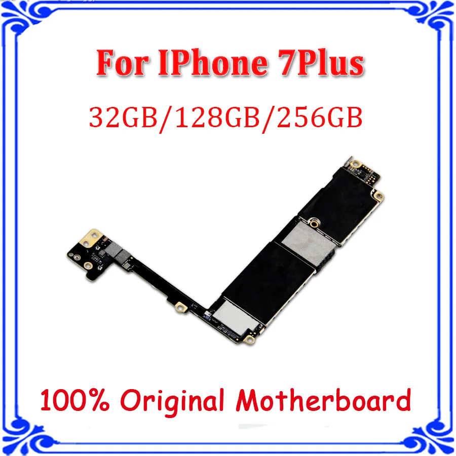 32 Гб 128 ГБ 256 ГБ для iphone 7 plus 7 p 5,5 дюймов материнская плата оригинальная разблокированная материнская плата без Touch ID Бесплатный iCloud пластина