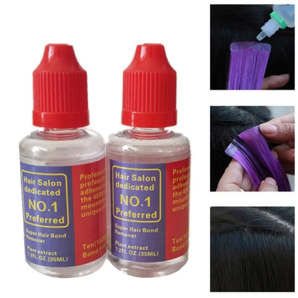 

Professional Traceless Transparent Hair Extension Adhesive Remover Wig Bond Glue