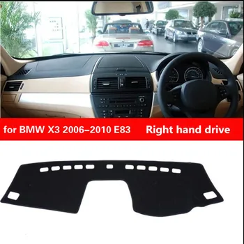 

Car Dashboard Cover Rug for BMW X3 2006-2010 E83 RHD Accessories Polyester Fiber Auto Dashboard Protective Mat Light Car Pad