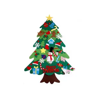 

Felt Christmas Tree Children'S Puzzle Handmade Diy Three-Dimensional Halloween Holiday Decoration Pendant A Type
