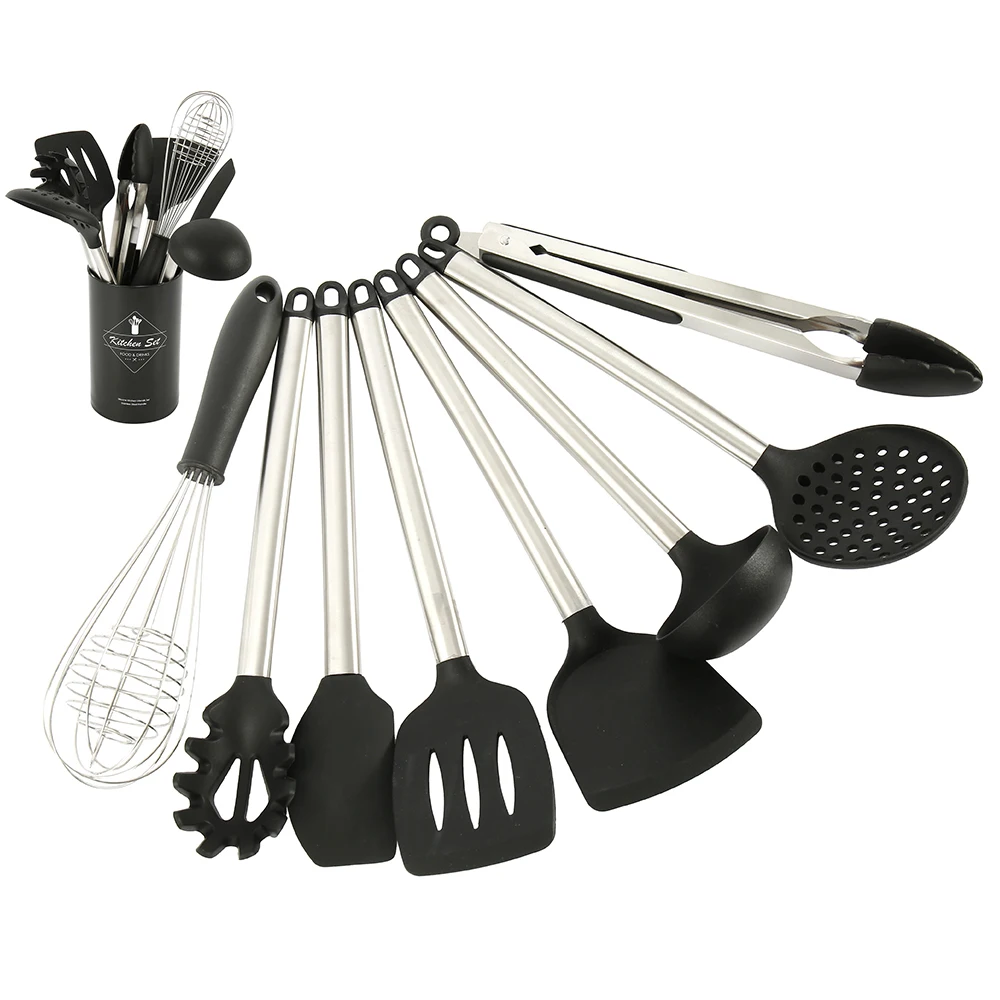 

8pcs/set Non-stick Baking Cookware Set Silicone Cooking Gadgets Spatula Spoon Kitchen Utensils DIY Cooking Tools