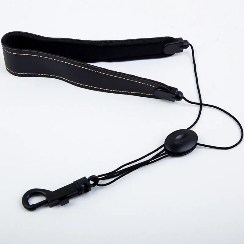 New Adjustable Leather+ Nylon Padded Saxophone Sax Neck Strap Belt with Hook Clasp for Alto / Soprano / Tenor Saxophone