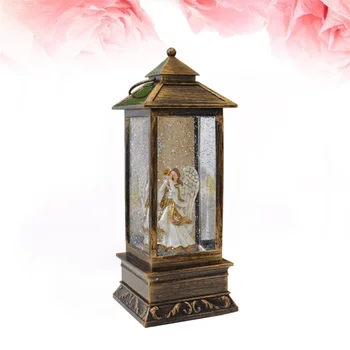 

1PC Decorative Lamp LED Portable Trumpet Angel Christmas Lantern Night Light for Home Courtyard Party