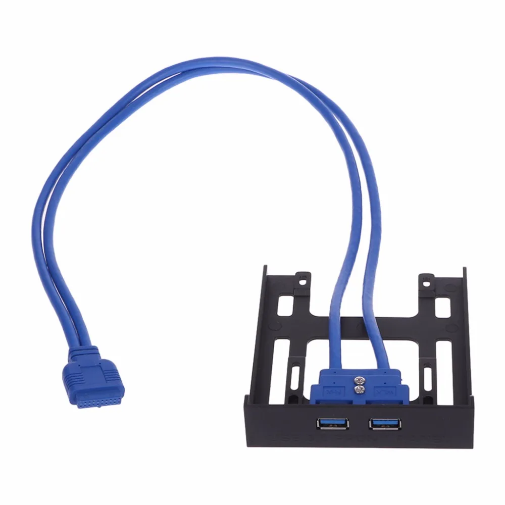 3," 20 Pin ячейка для дискет Передняя панель 2 порта USB 3,0 разъем расширения адаптер Au06 19 Прямая поставка