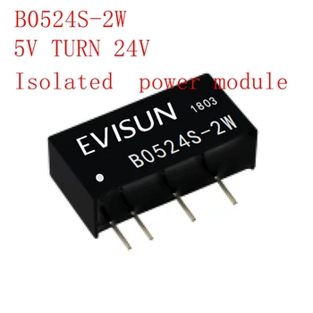 

5PCS/10PCS/20PCS/50PCS dc power supply 5V to 24V isolated boost converters dc step up power module B0524S-2W
