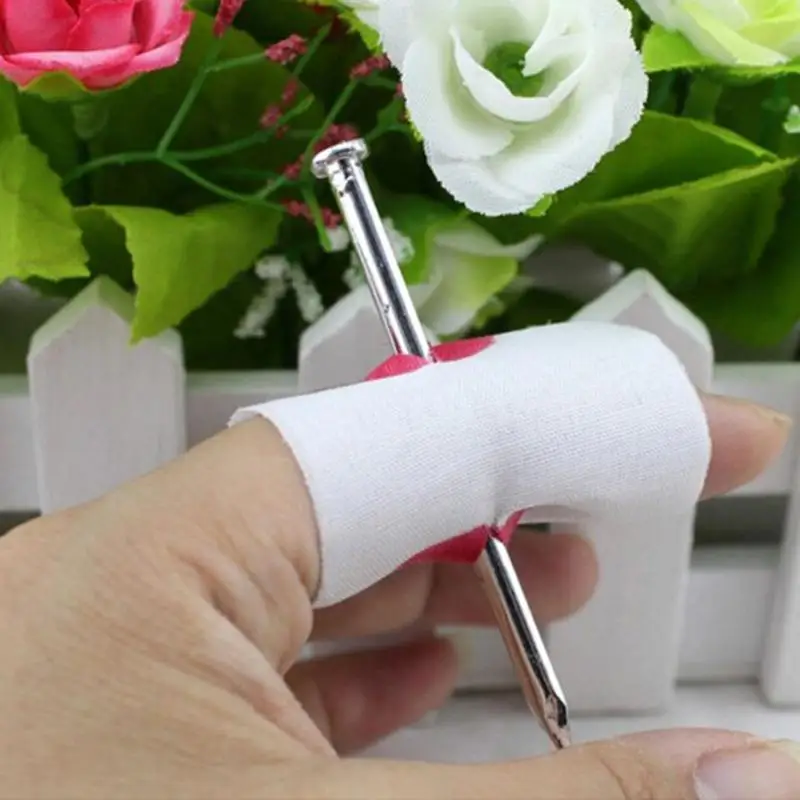 Joke Prank Magic Novelty Trick Fake Bloody Nail Bandage Through Finger Novelty Fancy Dress Prank Party Gags Jokes Simulation