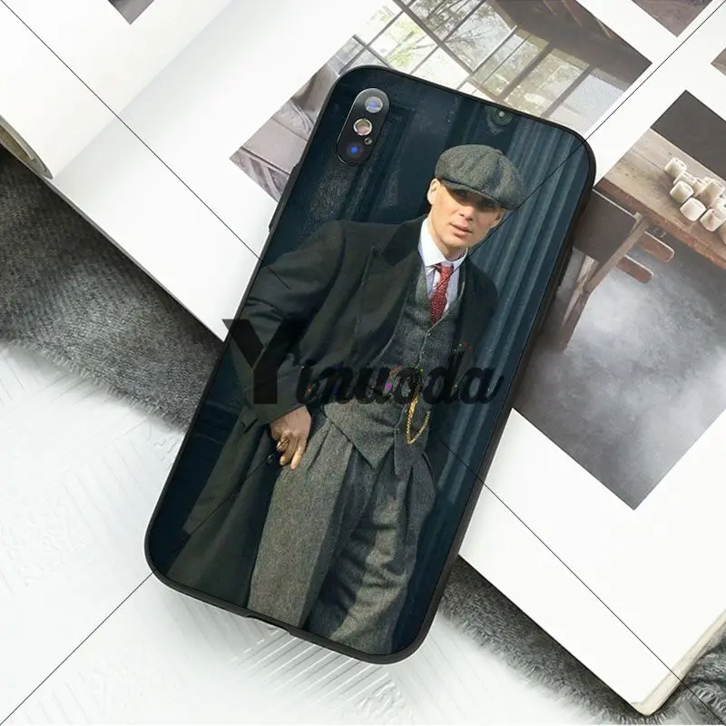 Yinuoda Томас Шелби Peaky bliners мягкий чехол для телефона Apple iPhone 8 7 6S Plus X XS MAX 5 5S SE XR 11 11pro максимальный чехол - Цвет: A16