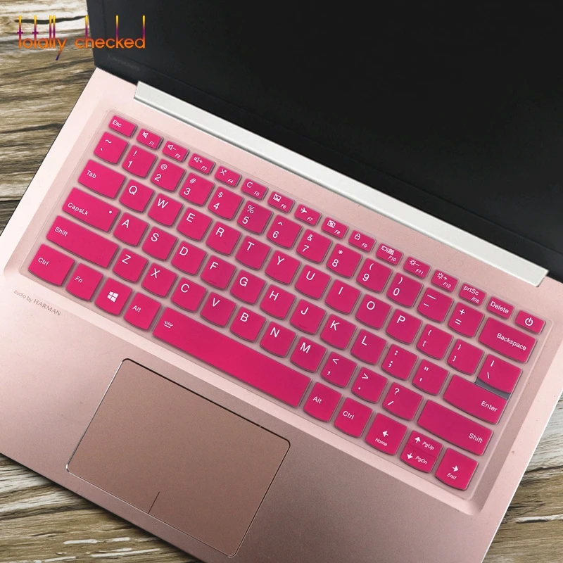 Для LENOVO Ideapad 330s 530s Miix 630 Yoga 530 530s 530 14ikb Yoga 730 730s 530 ноутбук силиконовый чехол для клавиатуры защита кожи - Цвет: rose