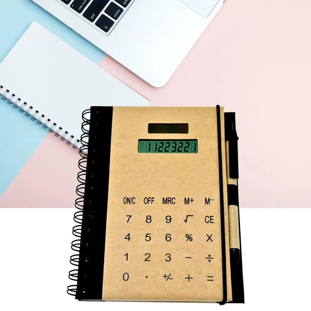 Креативные многофункциональные записные книжки беттерхил калькулятор на солнечных батареях блокнот дневник бумага для письма с ручкой