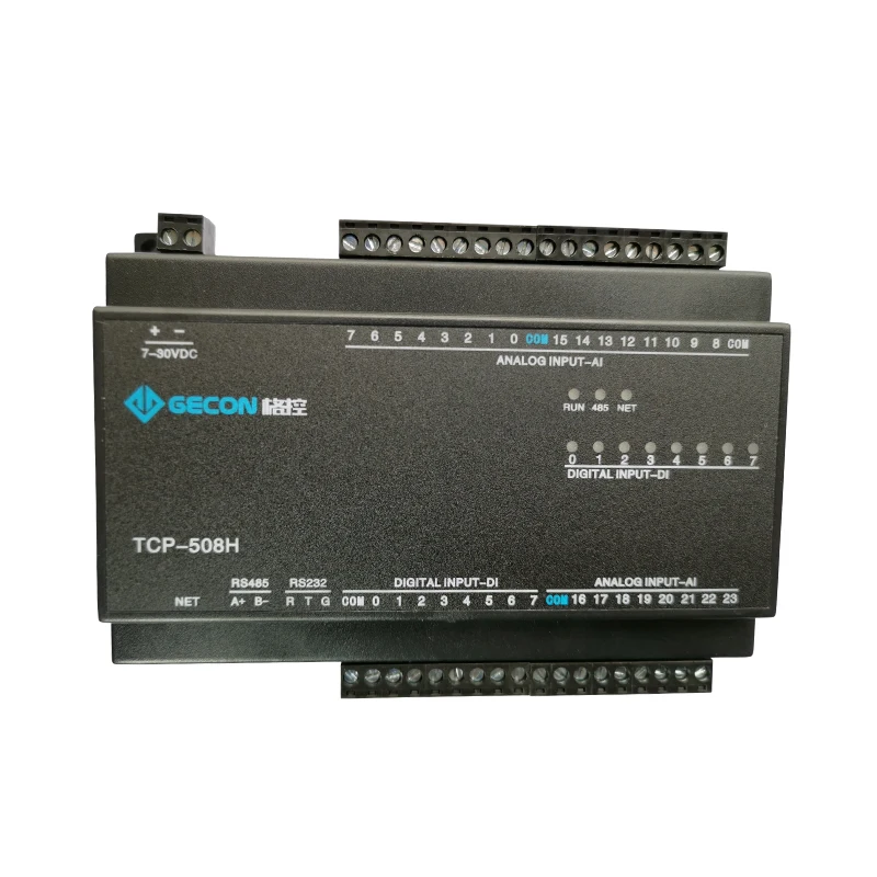 24 канальный аналоговый сбор ии 8 цифровой вход DI промышленный модуль Ethernet IO Modbus