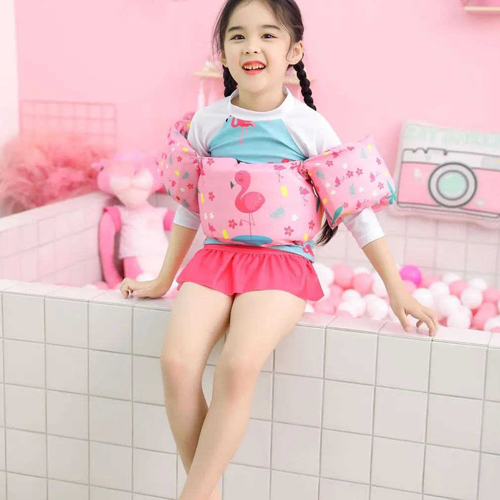 Arm Circle Sponge Buoyancy Vest Children's Inflatable Swimsuit Inflatable Abc Children's Life Jacket Safety Swimming Tool