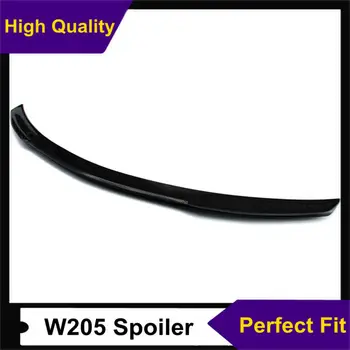 

Car Style Carbon Fiber Glossy Car Auto Rear Spoiler Trunk Wings Lip For B-ENZ C Class W205 Spoiler 2 Doors 2015-2019