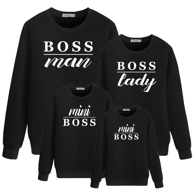 color 5 Boss lady mini/Одинаковая одежда для всей семьи новые наряды с капюшоном для мамы, мамы, папы, мамы и дочки - Цвет: color 5