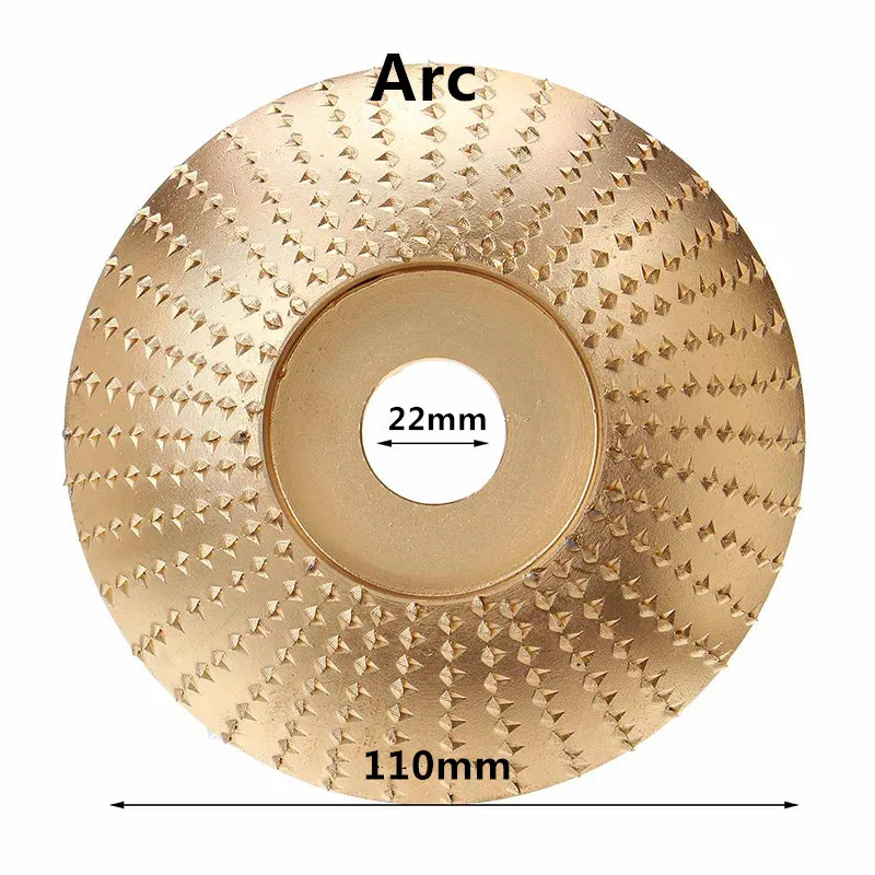 22mm Arc Новая диафрагма 22 мм Высокое качество шлифовальный круг для дерева роторный диск шлифовальный инструмент для резьбы по дереву абразивный диск инструменты для угловой шлифовальной машины - Цвет: 22mm Arc