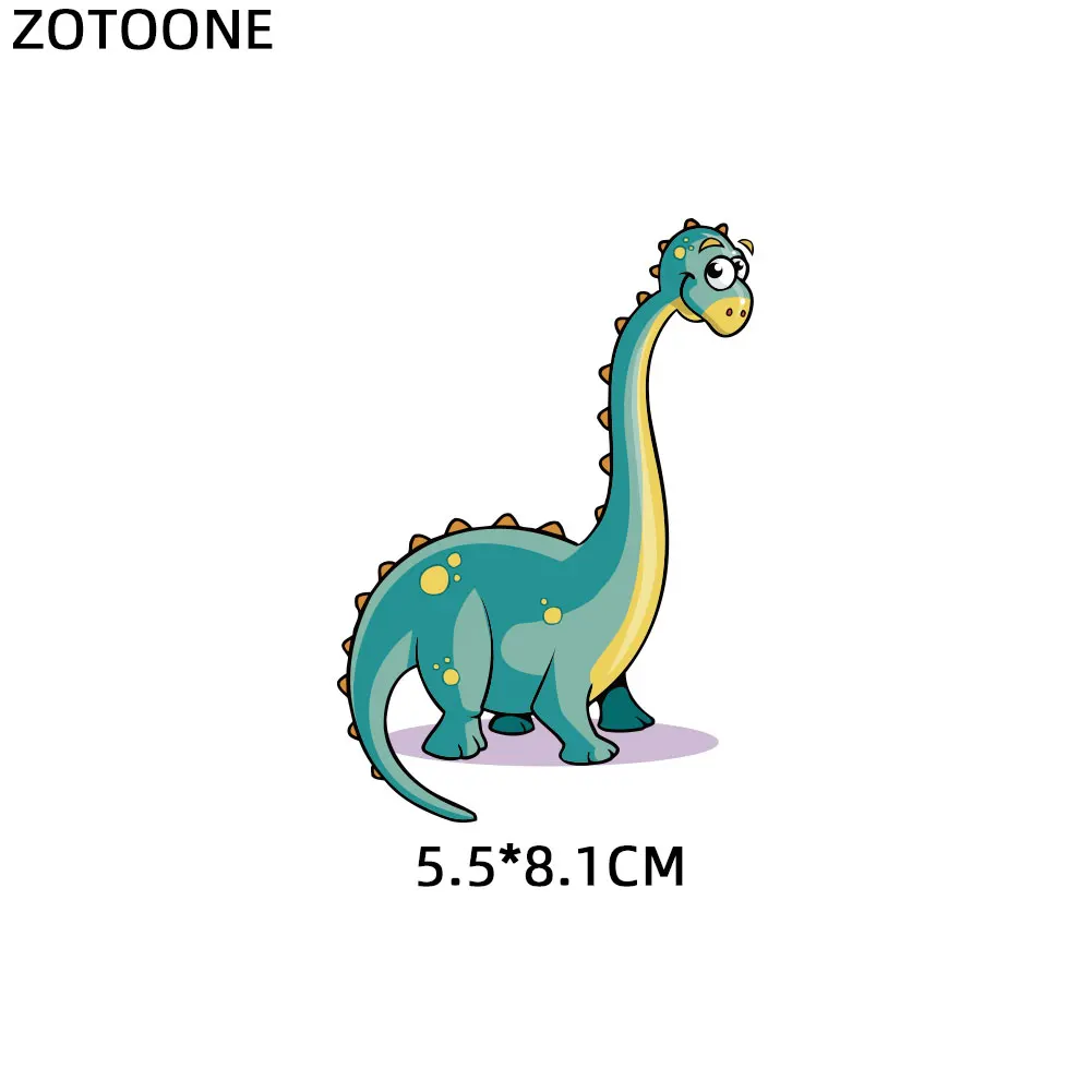 Термонаклейка ZOTOONE для одежды с изображением животного динозавра|Заплатки| |