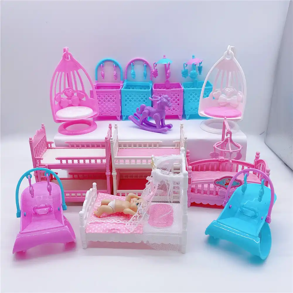 Barbies princess doll accessories cute cats and dogs with cat cage