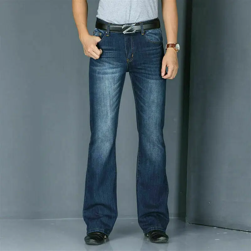Men Bell Bottom Jeans Vintage 60s 70s 