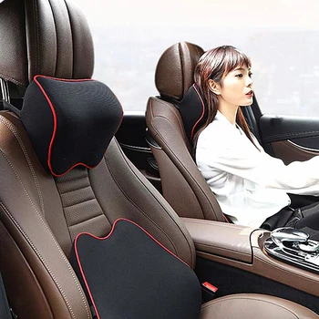

Car Neck Headrest Pillow Car Accessories Cushion Car Seat Head Support Neck Protector Automobiles Seat Neck Rest Memory Cotton