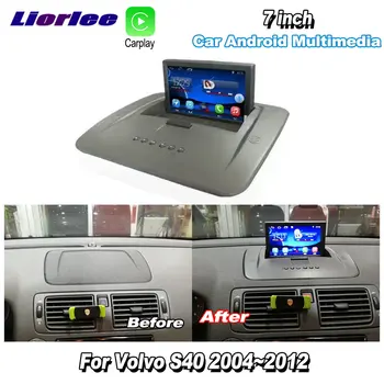 

Liorlee For Volvo S40 2004~2012 Car Android Carplay GPS Navi maps Navigation Player Radio Stereo Multimedia HD Screen No CD DVD