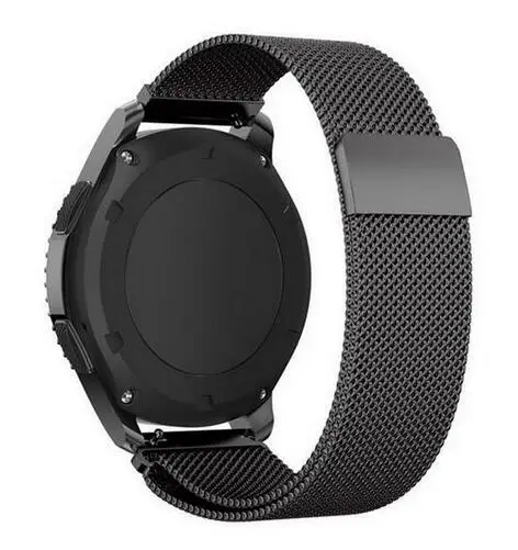 22 мм Миланская петля ремешок для samsung gear S3 Frontier Galaxy Watch 46 мм 42 мм сетка из нержавеющей стали ремешок для часов 20 мм для S2 classic