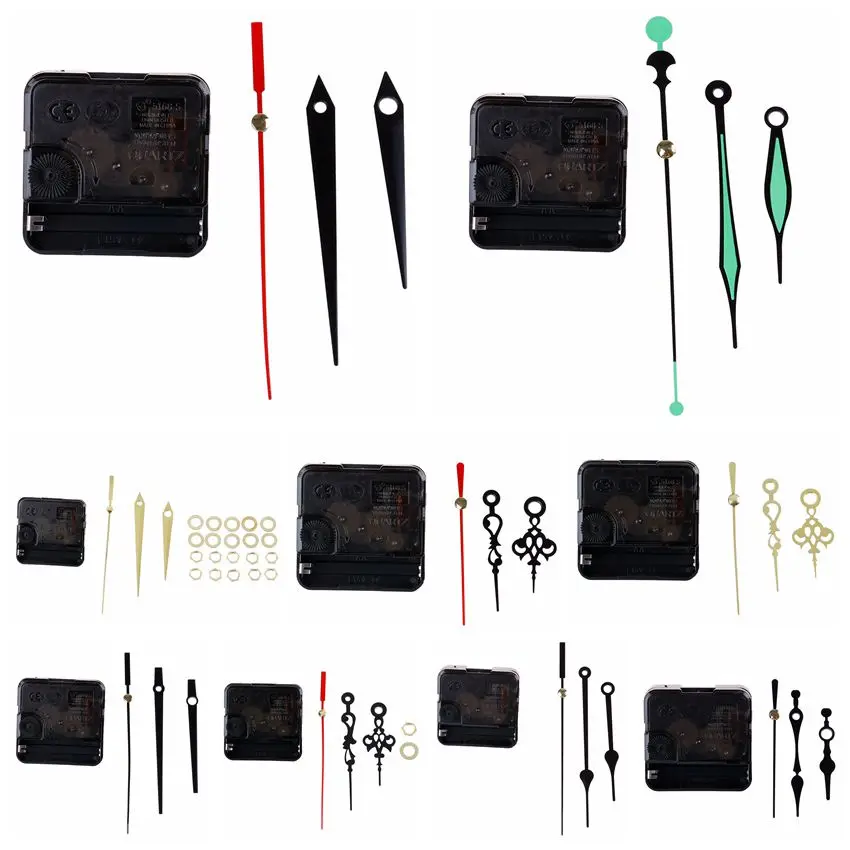 Quartz Clock Repair-Clock-Mechanism-Parts Silent for DIY Large