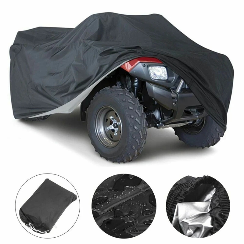 Xxl сверхмощный Водонепроницаемый Atv Utv крышка подходит Polaris Honda Yamaha Can-Am Suzuki черный