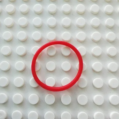 10pcs/lot MOC high-tech Rubber Band 2x2 3x3 4x4 5x5 EV3 Compatible 85543 85544 Small particle  Blocks Bricks Parts toys 3
