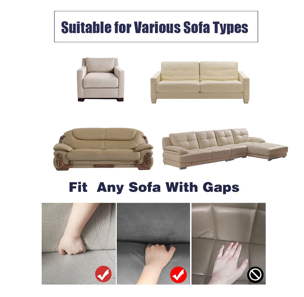 1-4 Seater Waterproof Printing All-inclusive Sofa Cover Elastic Stretch Couch Cover Slipcover Protector Home Decor