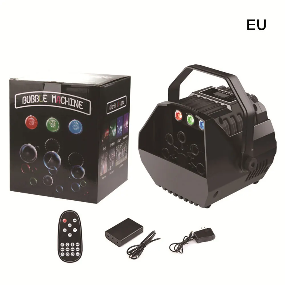 

1 pcs LED Stage Light Wireless Remote Control Bubble Machine Auto for Wedding Parties AU/EU/US/UK Plug Supplies