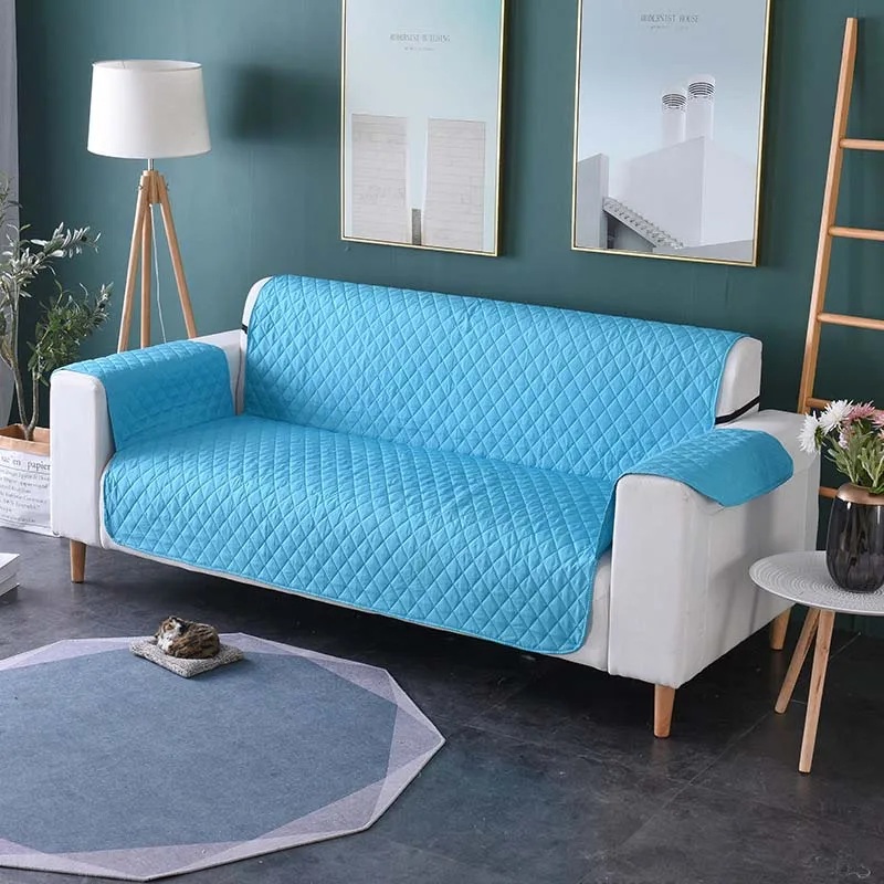 Водонепроницаемый диван Settee Slipcover Реверсивный мебельный защитный чехол коврик для домашнего животного кошки кресло шезлонг матрас для собак - Цвет: 8