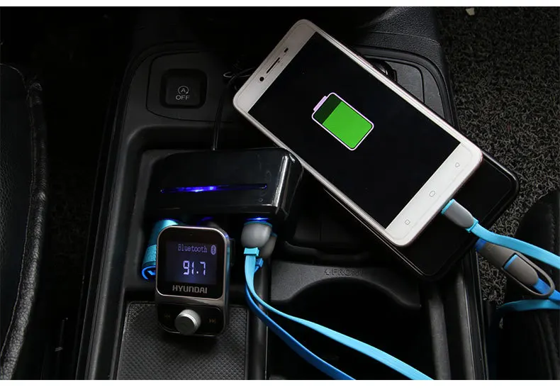 Автомобильные принадлежности Shunwei два отверстия двойной на плате USB зарядное устройство 80 Вт 3A один разделен на два автомобиля зарядное устройство Sd-1928a