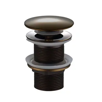 

Brass Pop-up Drain Bathroom Basin Sink Drain Plugs Overflow Hole Bath Faucet Kit