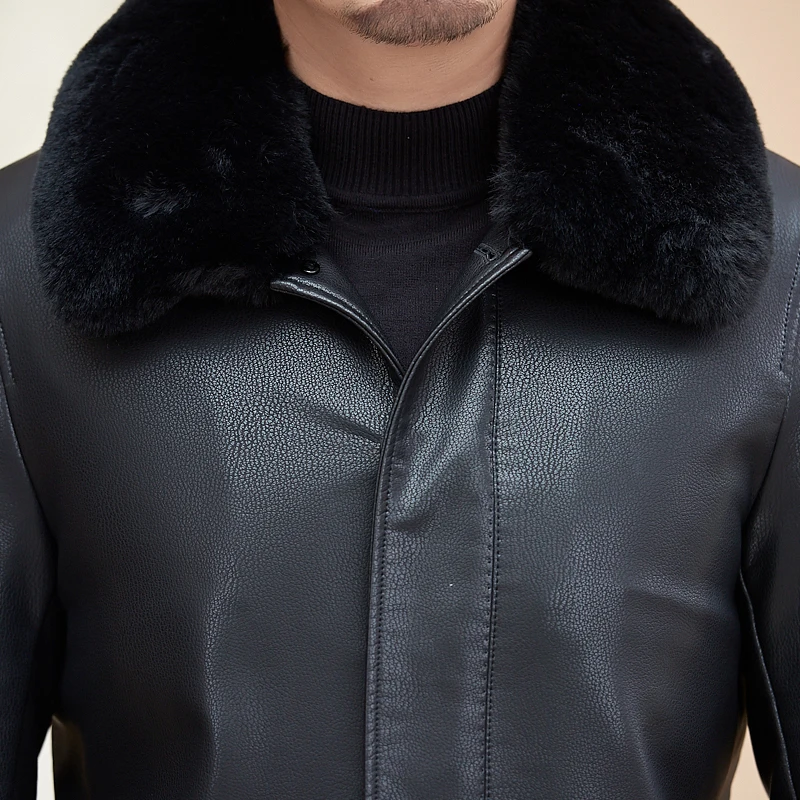 8XL 6XL 5XL брендовая мужская весенняя куртка из натуральной кожи модные жакеты из овечьей кожи черные длинные стильные jaquetas em couro masculina