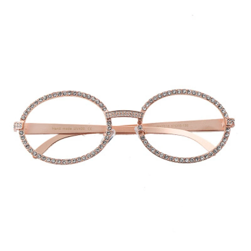 Occhiali da vista ovali in metallo di nuova moda donna 2021 occhiali da  vista di lusso con strass occhiali da vista in cristallo retrò con  decorazione a specchio femminile|Women's Eyewear Frames| -