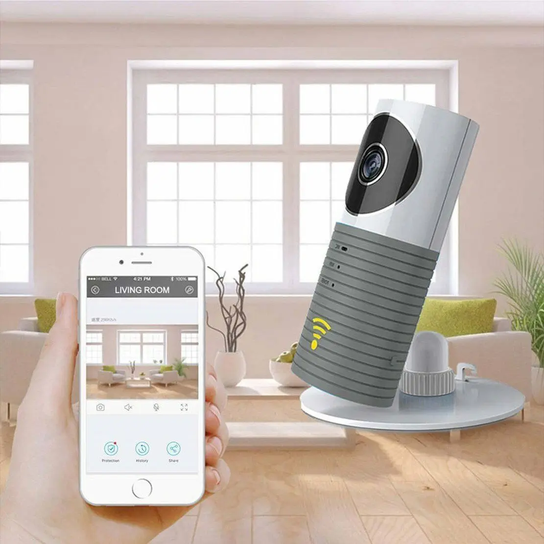 HD 720P умная собака Cleverdog Домашняя безопасность WiFi CCTV IP камера Детский Монитор умный дом камера безопасности широкий угол 180