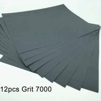 

Pad Sandpaper 12pcs 320/400/600/800/1000/1500/2000/2500 grit Deburring