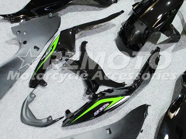 ABS полный обтекатель комплект подходит для Kawasaki ZX6R 2013 Обтекатели ZX-6R Ninja 636 599 приятный зеленый черный