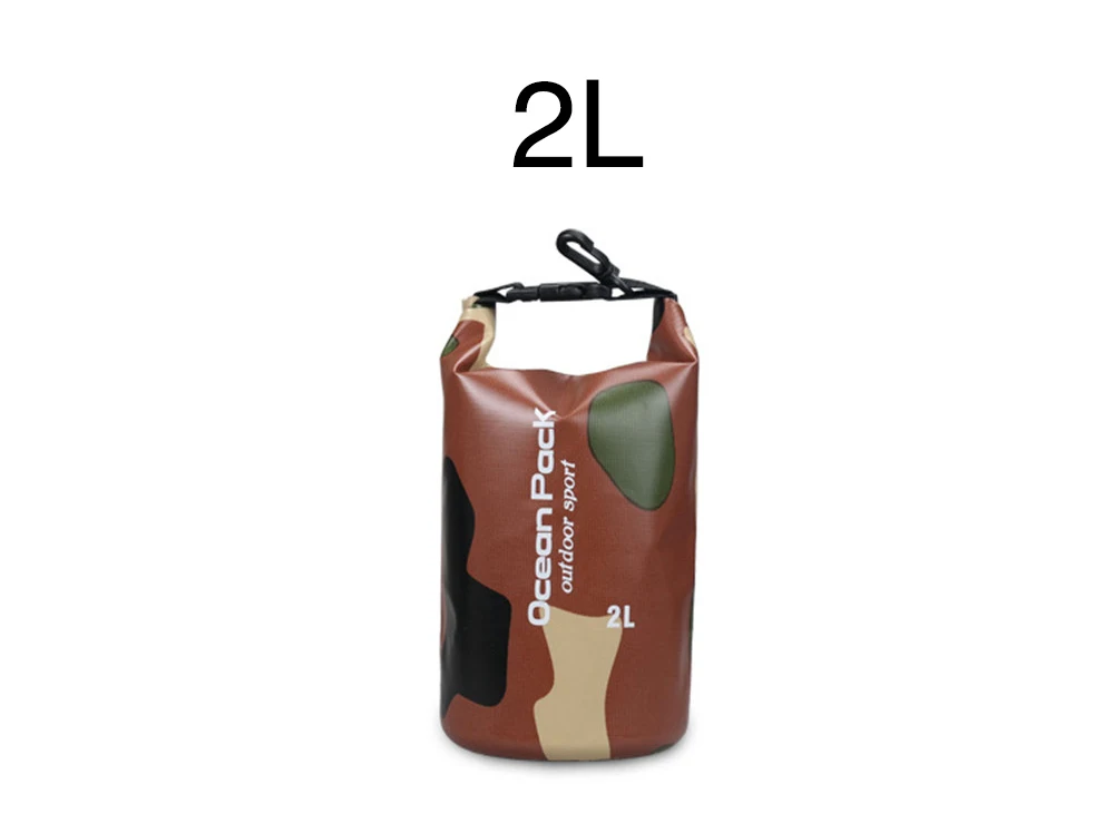 2L 5L 10L 15L 20L камуфляжные водонепроницаемые пляжные сумки для серфинга водонепроницаемый плавательный мешок Дрифтинг водонепроницаемое
